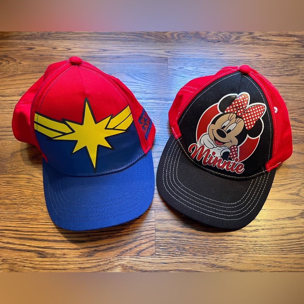Marvel and Disney Minnie Mouse Adjustable Kids Hats